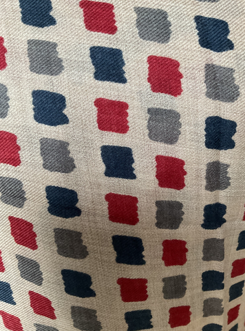 AISHITERU - Aria Printed Cashmere Shawl - Modern Geometric Elegance ✨🧣