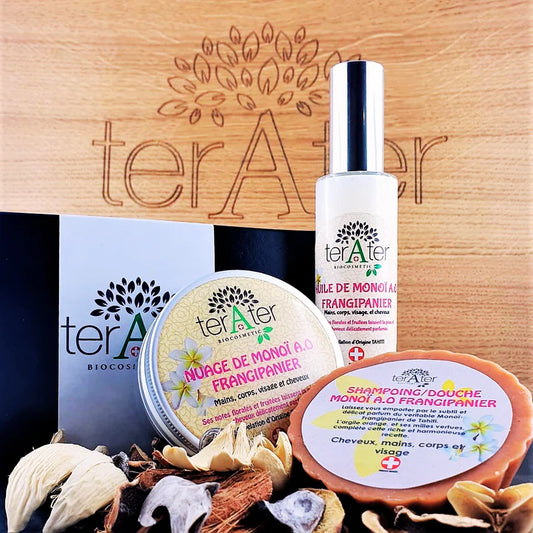 TerATer - MONOI GIFT SET A.O. FRANGIPANI - Indulge in Tropical Bliss! 🌺✨