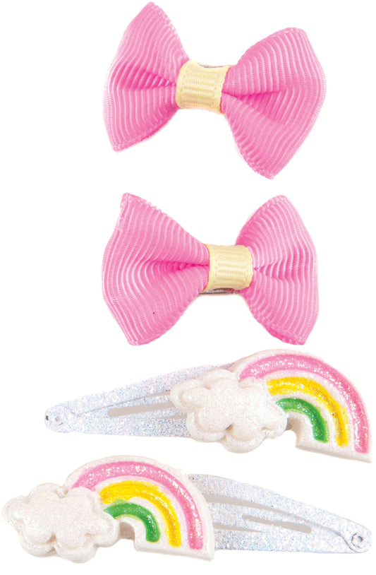 Haarclips Snap Happy Rainbow
