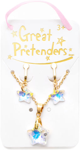 Halskette und Ohrringe