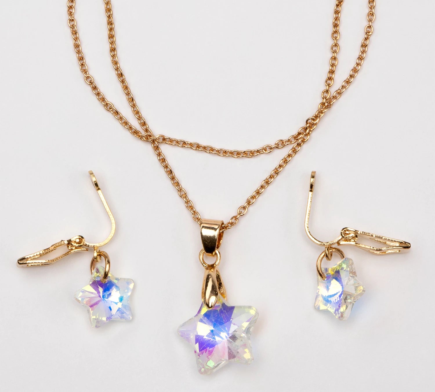 Halskette und Ohrringe