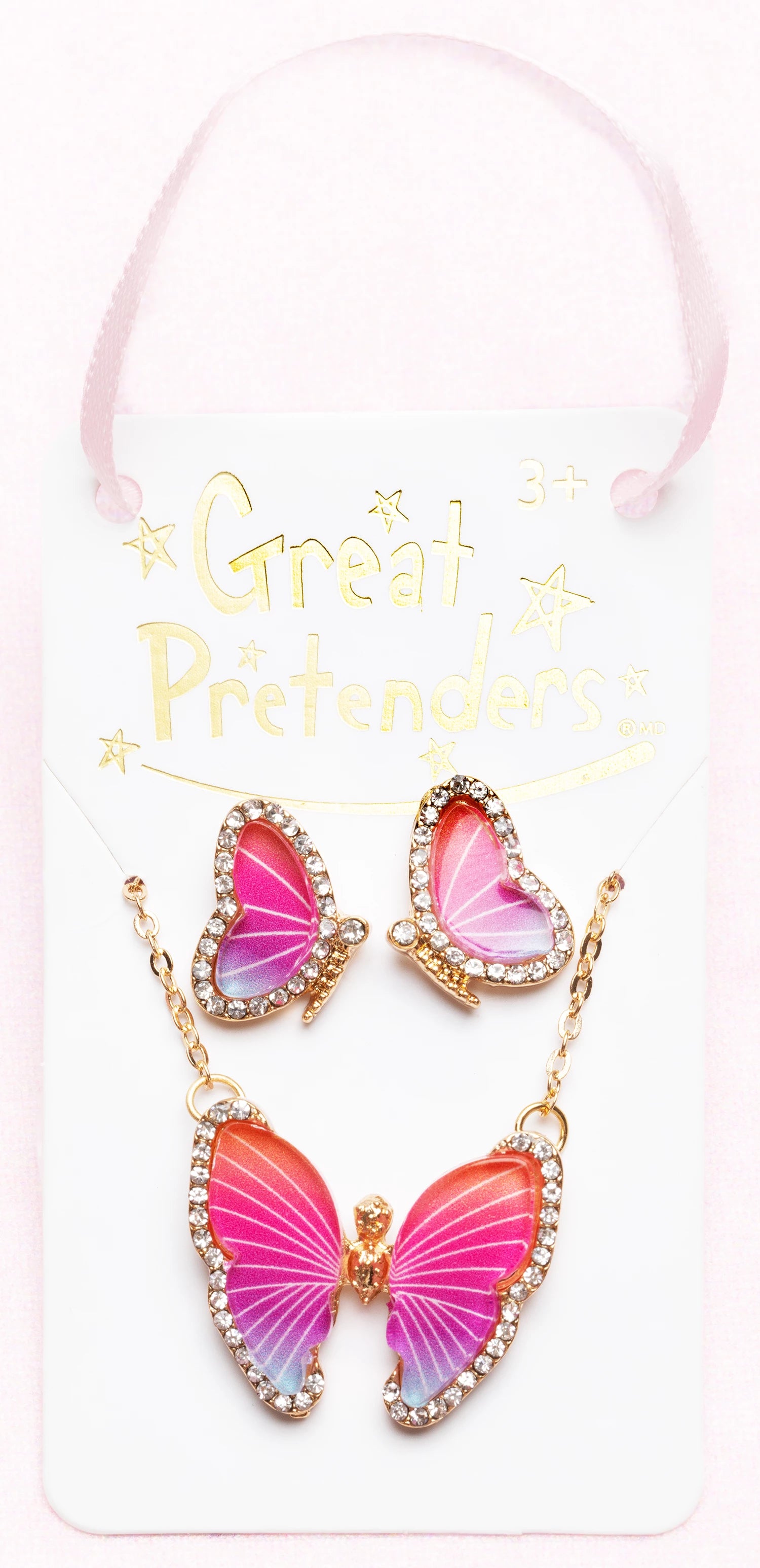 Halskette und Ohrringe Butterfly