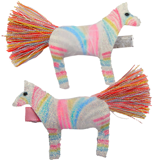 Haarclips Diva Zebra