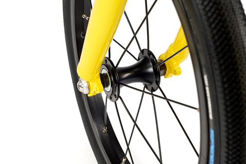 ACADEMY | Kindervelo 14" | Grade 2 Belt | gelb
