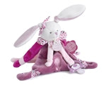 Kirsche Hase mit Schnullerhalter 17cm