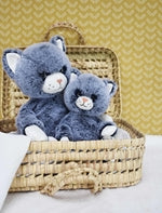 Lulu Katze, blau 17cm (MQ3)