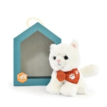 Katze weiss, 16cm
