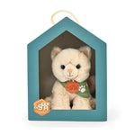 Katze beige, 16cm
