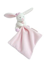 Hase mit Schmusetuch, rosa 10cm