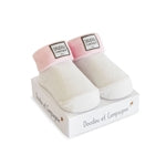 Babysocken rosa 0-6M 4x1ass