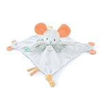 Schmusetuch Maus mit Fingerpuppe 30cm