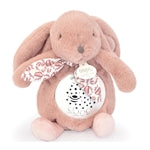 Nachtlicht Sterne & Musik, Hase rosa 19cm