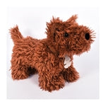 Hund Foxterrier, braun, Tasche, 25cm (MQ2)