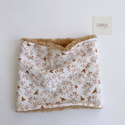 Cozy Floral Snood Scarf for Babies & Toddlers
