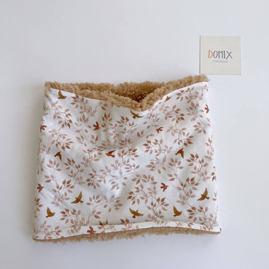 Cozy Floral Snood Scarf for Babies & Toddlers