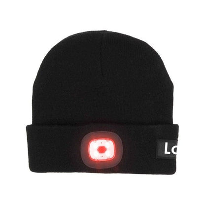 Star LED Duo Strickmütze – USB, Doppelte LED & 3 Dimmstufen