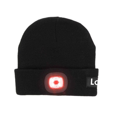 Star LED Duo Strickmütze – USB, Doppelte LED & 3 Dimmstufen