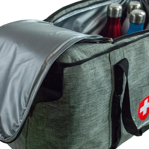 Swiss Ethno Cooling Bag XL – Kühltasche mit Schultergurt & Bieröffner