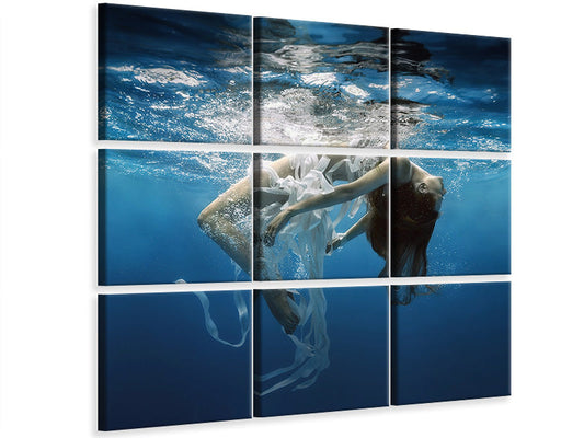 Leinwandbild 9-teilig Charm