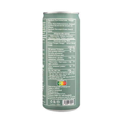 Cocco da Portare! - Acqua di Cocco all'Ananas - Pura Rinfrescante Tropicale 🍍🥥