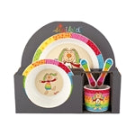 Geschirr-Set Hase Rainbow Rabbit Kinderbunt