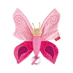 Schnuffeltuch Schmetterling pink Kinderbunt