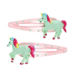 Haar Clip Aike,  Einhorn Rosa-mint (MQ6)