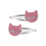 Haar Clip Katze,  Rosa (MQ6)