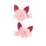 Haarclips Katze,  pink (MQ6)