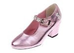 Tanzschuh mit Absatz Madeleine,  Rosa metallic,  Gr. 33