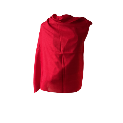 AISHITERU - Pure Red Cashmere Scarf - Soft, Luxurious Warmth ✨🧣