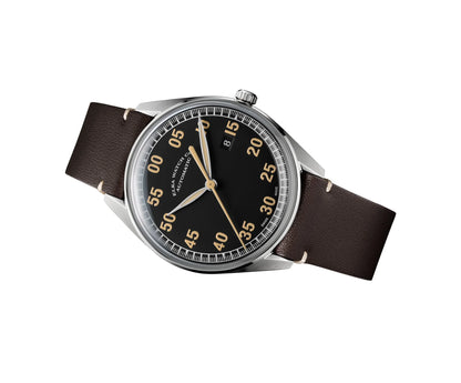 Elka Watch - Stylish Brown Leather Strap ⌚ X01-0801