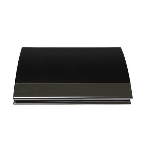 Madison Visitenkarten-Etui aus Metall & Kunstleder