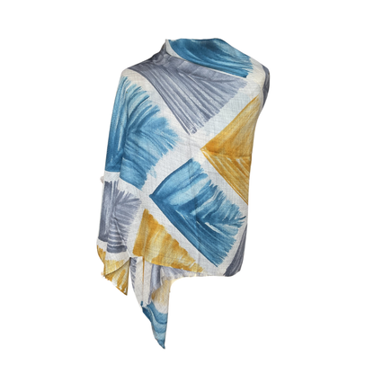 AISHITERU - Nova Printed Cashmere Shawl - Bold Art, Soft Luxury ✨🧣