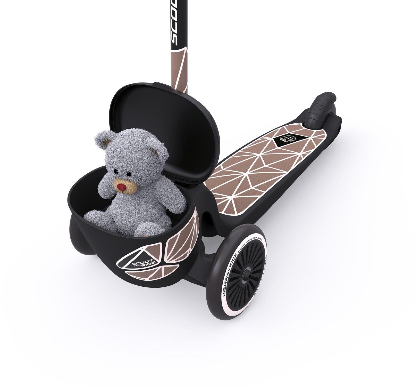 Scoot and Ride Mini Scooter | Highwaykick 2 Lifestyle | Brown Lines