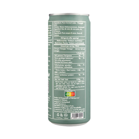 Cocco da Portare! - Acqua di Cocco all'Ananas - Pura Rinfrescante Tropicale 🍍🥥