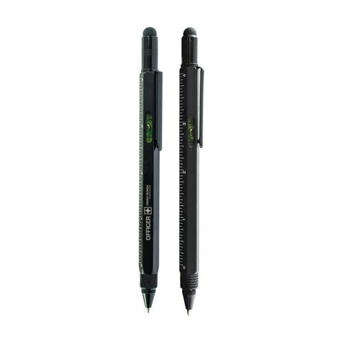 Workman's Multi Tool 8-in-1 Konstruktionsstift – Messing, Wasserwaage & Touch