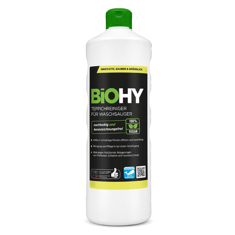 BiOHY Teppichreiniger für Waschsauger 1 Liter – Tierfreundlich & Geruchneutralisierend