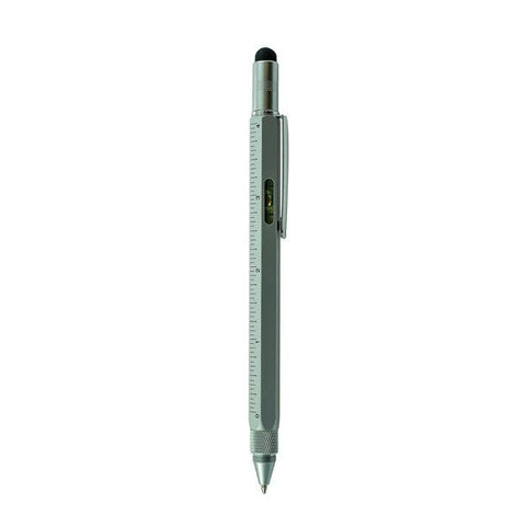 Workman's Multi Tool Alu 8-in-1 Konstruktionsstift – Sechskant, Wasserwaage & Touch