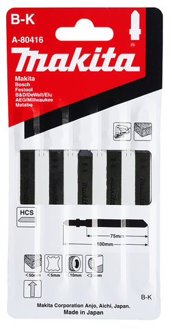 
          5 Speziell-Stichsägeblätter Typ B-K
          A-80416
        