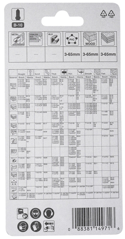 
          5 Stichsägeblätter Typ B-10
          A-85628
        