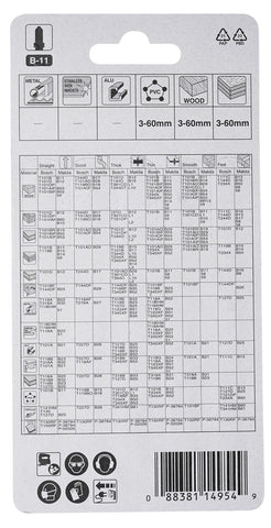 
          5 Stichsägeblätter Typ B-11
          A-85634
        