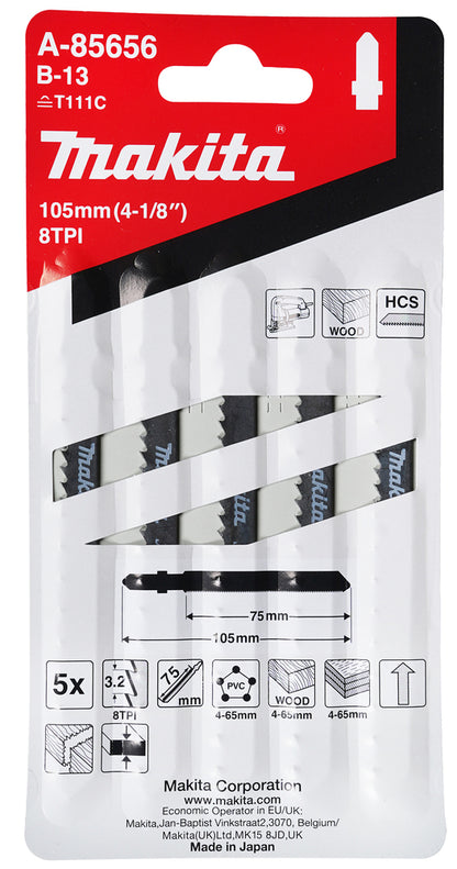 
          5 Stichsägeblätter Typ B-13
          A-85656
        