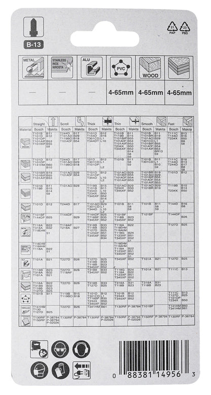 
          5 Stichsägeblätter Typ B-13
          A-85656
        