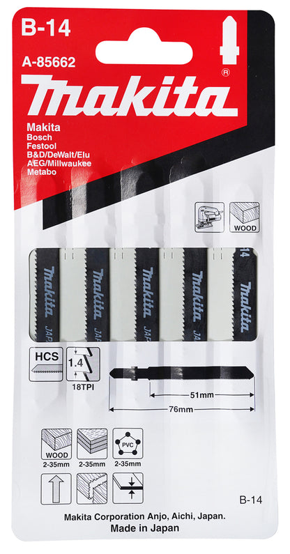 
          5 Stichsägeblätter Typ B-14
          A-85662
        