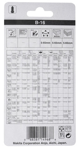
          5 Stichsägeblätter Typ B-16
          A-85684
        