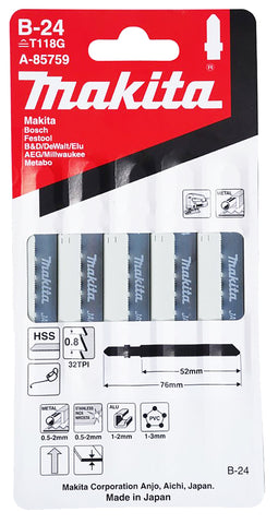 
          5 Metall-Stichsägeblätter Typ B-24
          A-85759
        