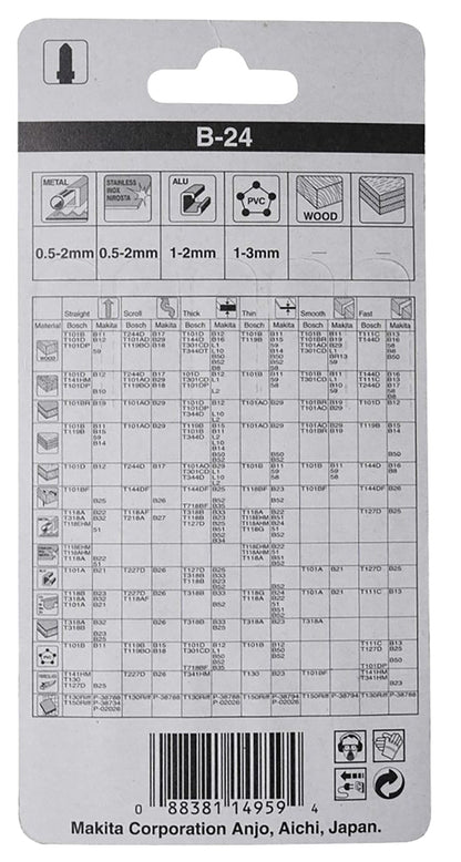 
          5 Metall-Stichsägeblätter Typ B-24
          A-85759
        