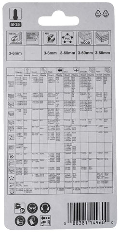 
          5 Universale Stichsägeblätter Typ B-25
          A-85765
        
