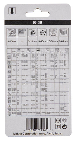 
          5 Stichsägeblätter für Kurven-Schnitte Typ B-26
          A-85771
        